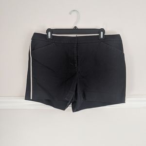 WHBM shorts with white piping